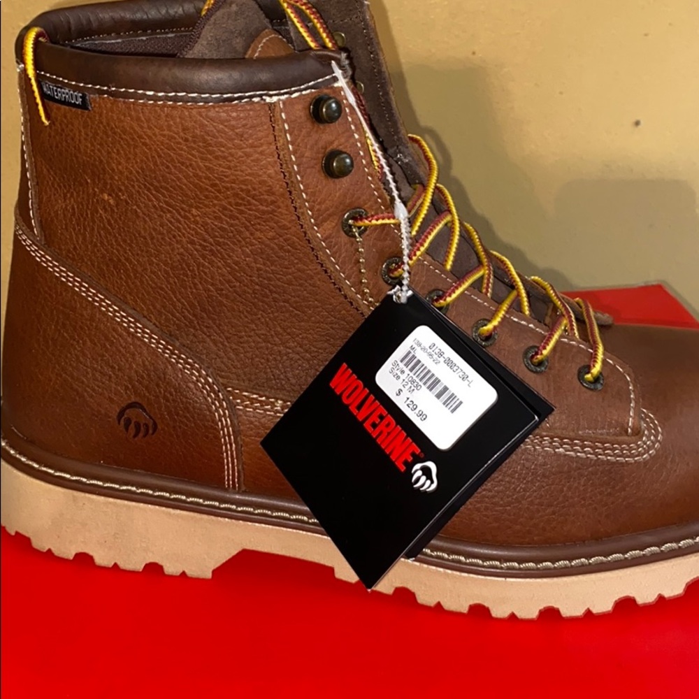 Wolverine boots steel toe NEW